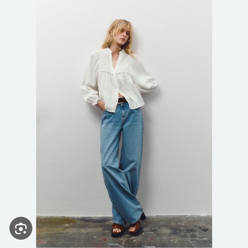 Zara Light Blue Denim Jeans